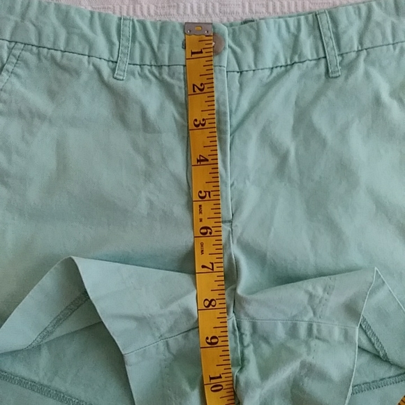 Gap Cotton Short Shortie Shorts 4 Bright Seafoam - Picture 15 of 16
